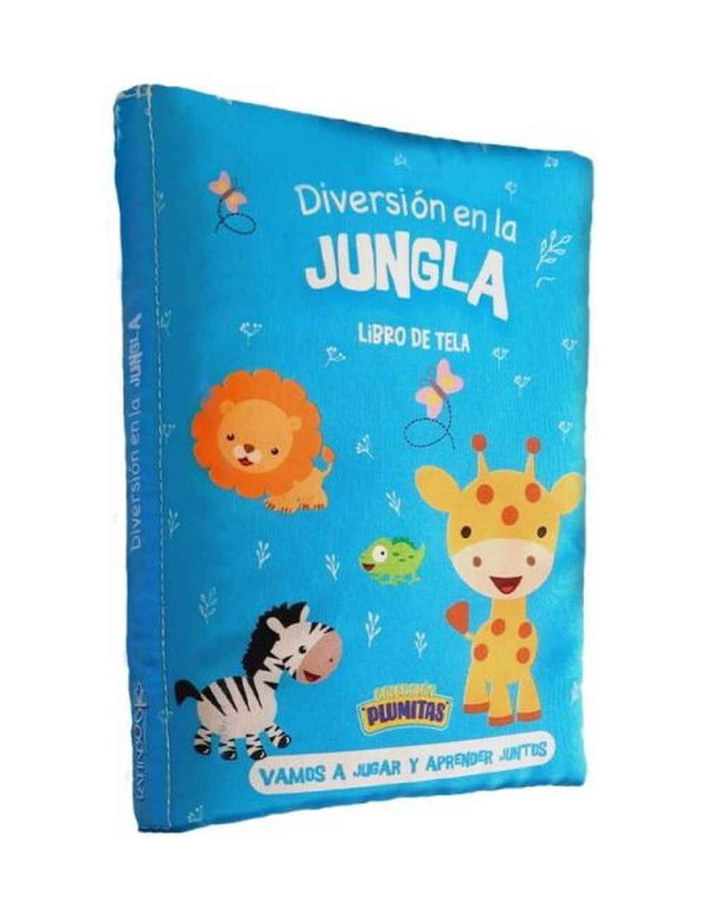 LIBROS DE TELA  PLUMITAS - JUNGLA-0
