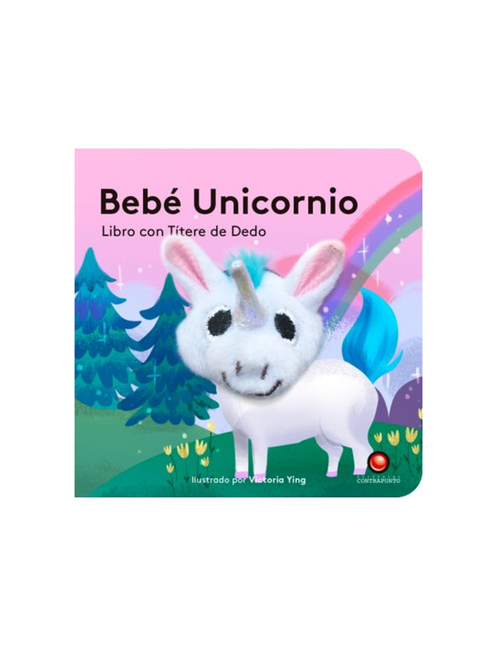 Libro con Títere de Dedo Bebé Unicornio-0