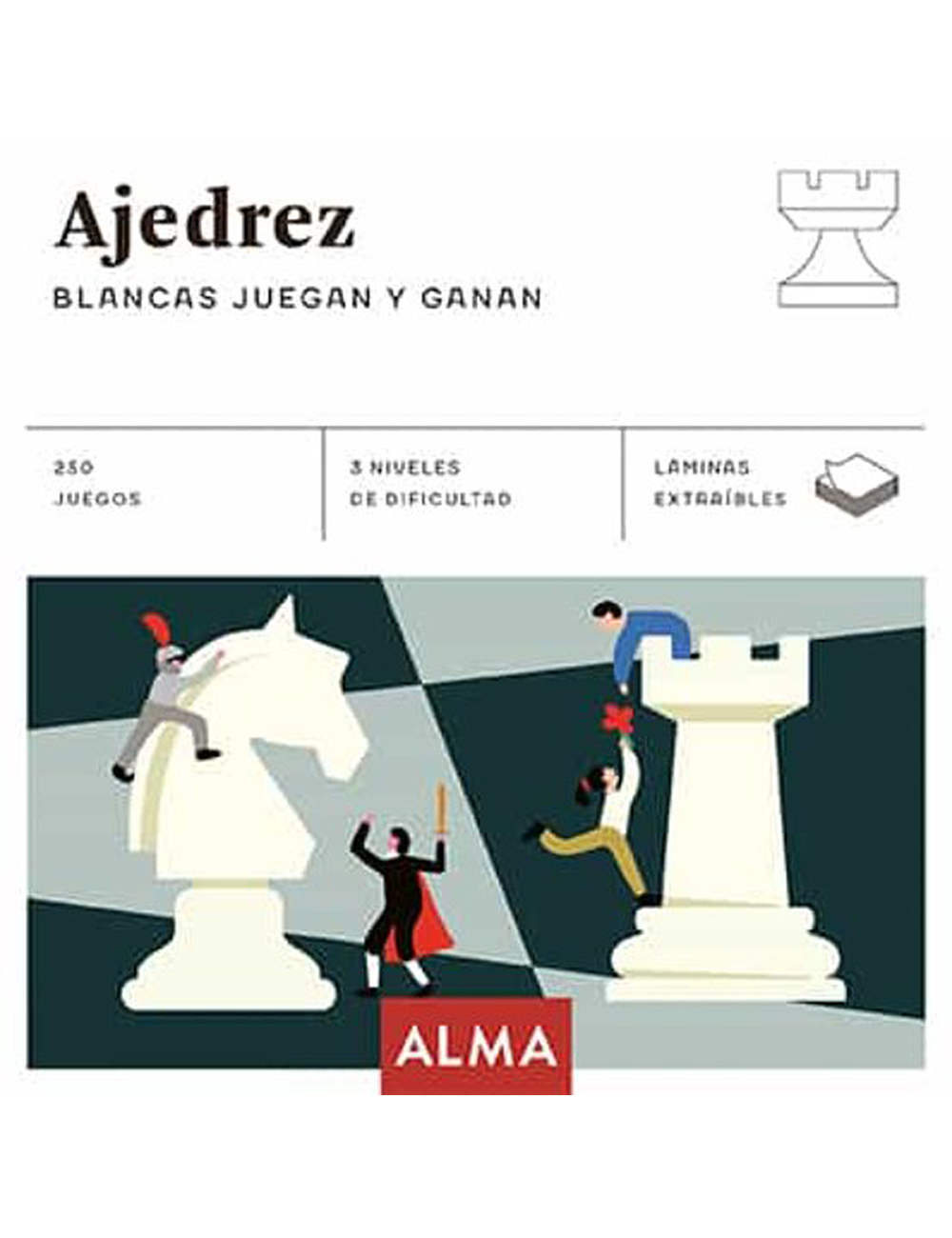 Ajedrez. Blancas Juegan y Ganan-0