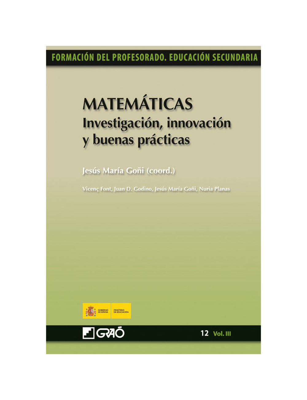 MATEMATICAS INVESTIGACION INNOVACION Y B-0