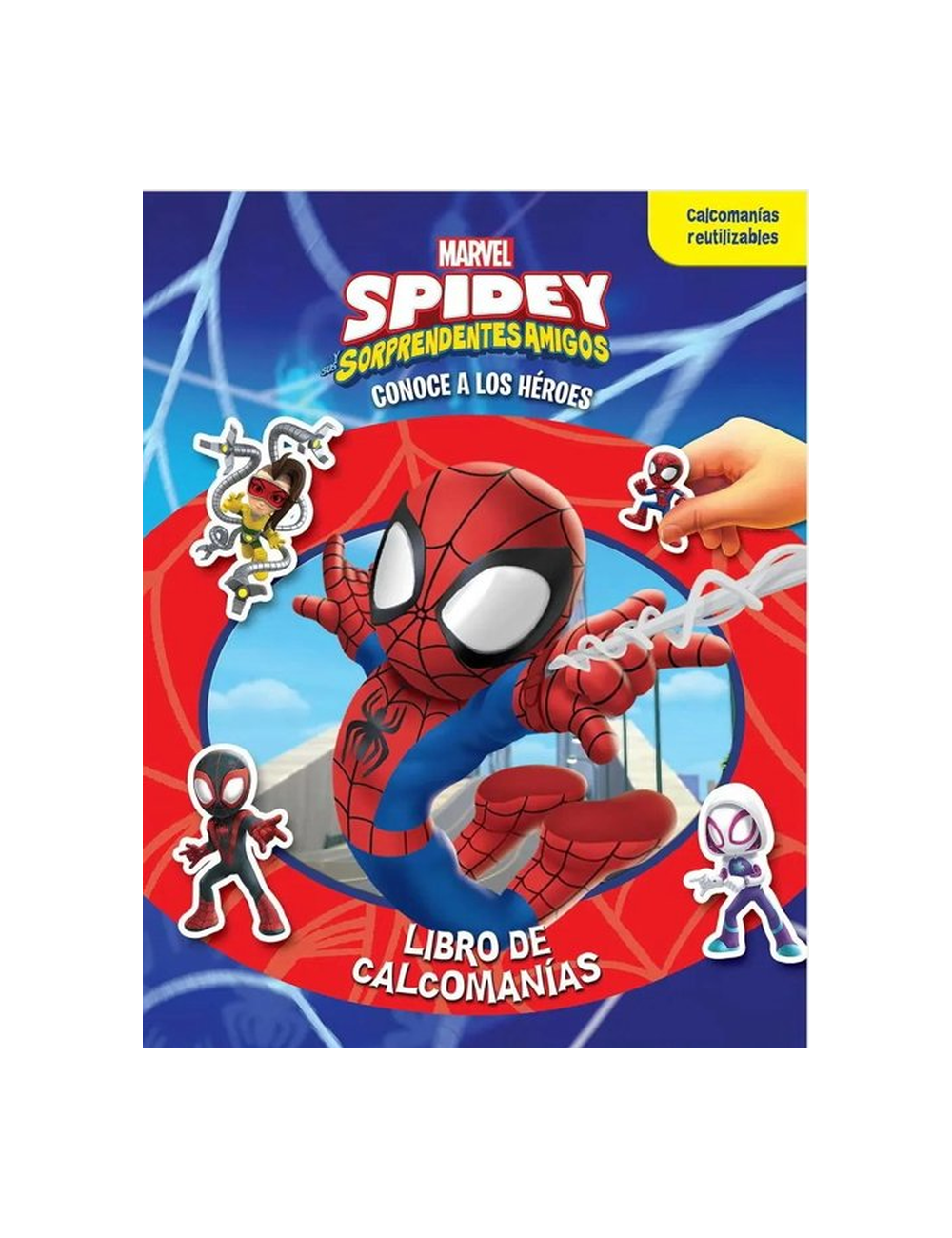 MARCEL SPIDEY LIBRO DE CALCOMANIAS-0
