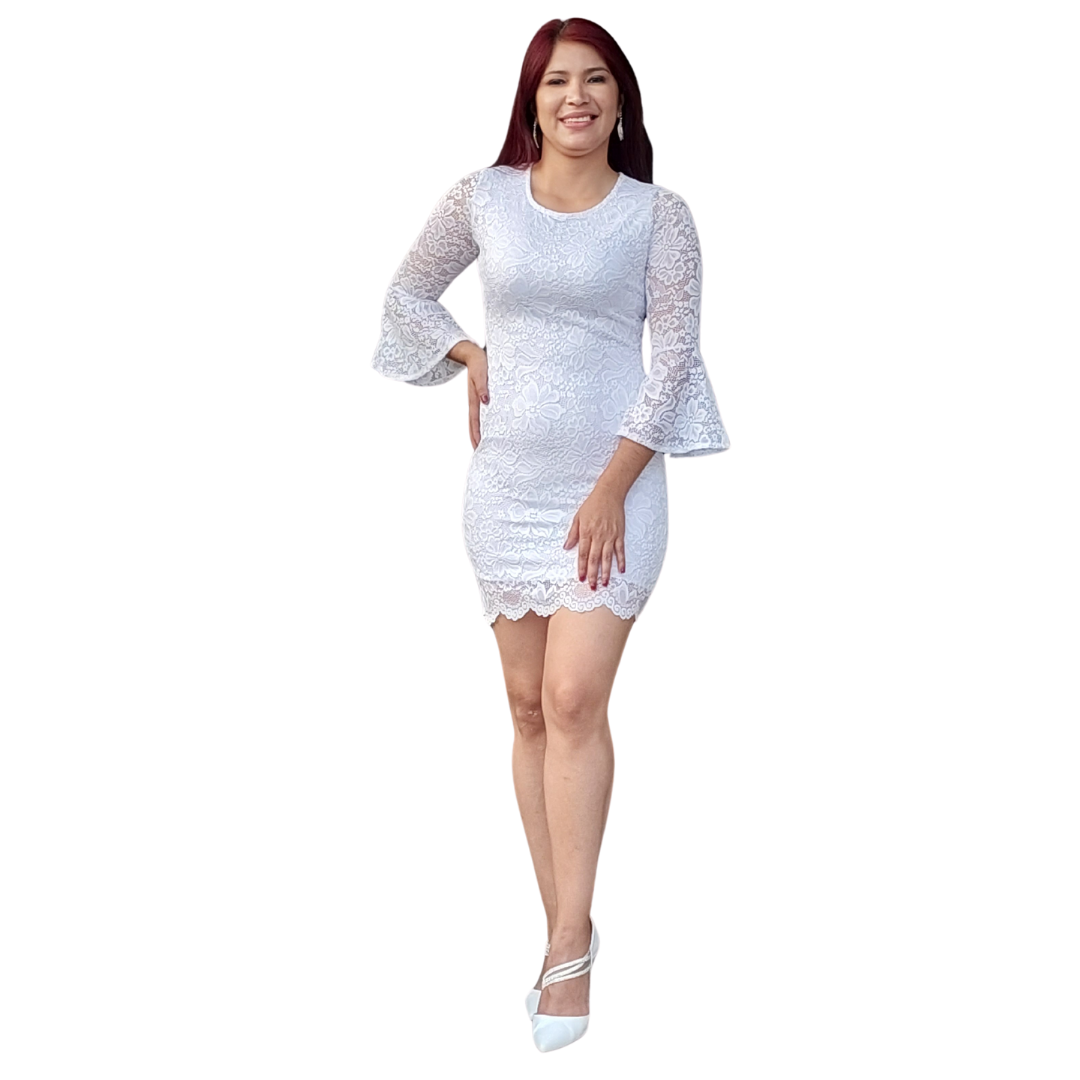VESTIDO DE NOVIA AJUSTADO MATRIMONIO CIVIL SN46-0