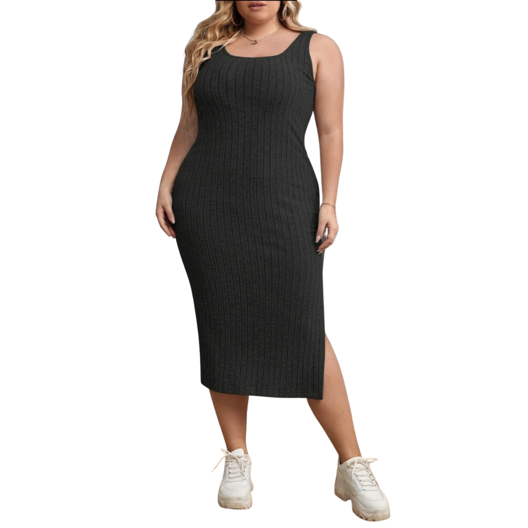 VESTIDO AJUSTADO CASUAL PRIMAVERA VERANO. V001-0