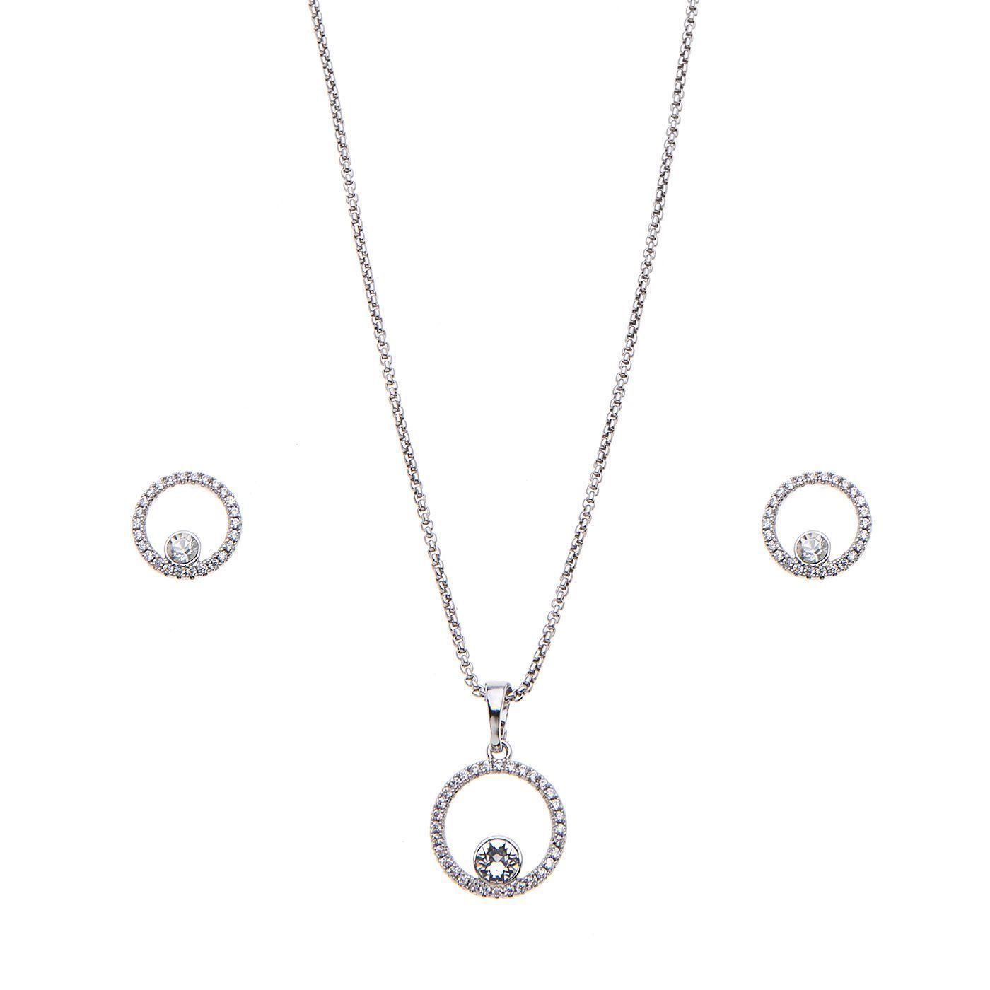 Set Basic Purify Soul Baño de Rodio Cristal Swarovski Sara K Joyas -1