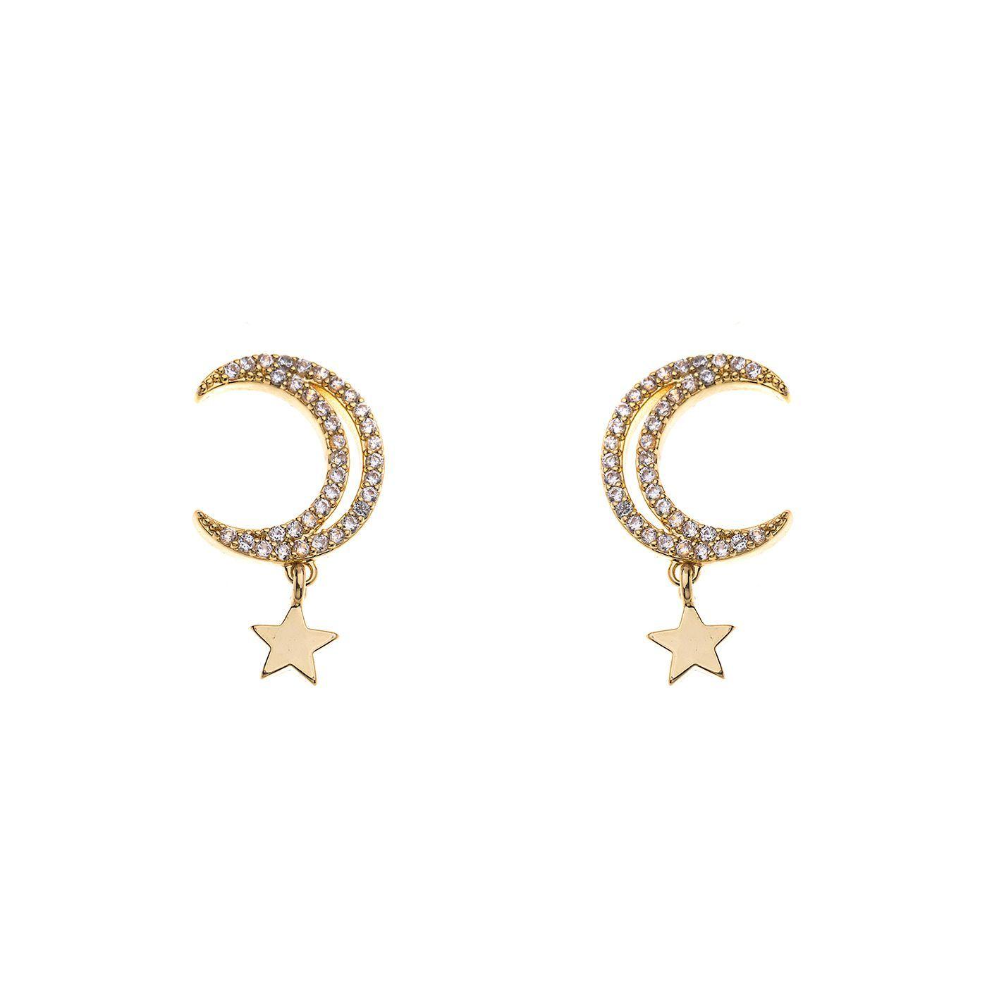 Aro Star and Moon Micro Pave  -0