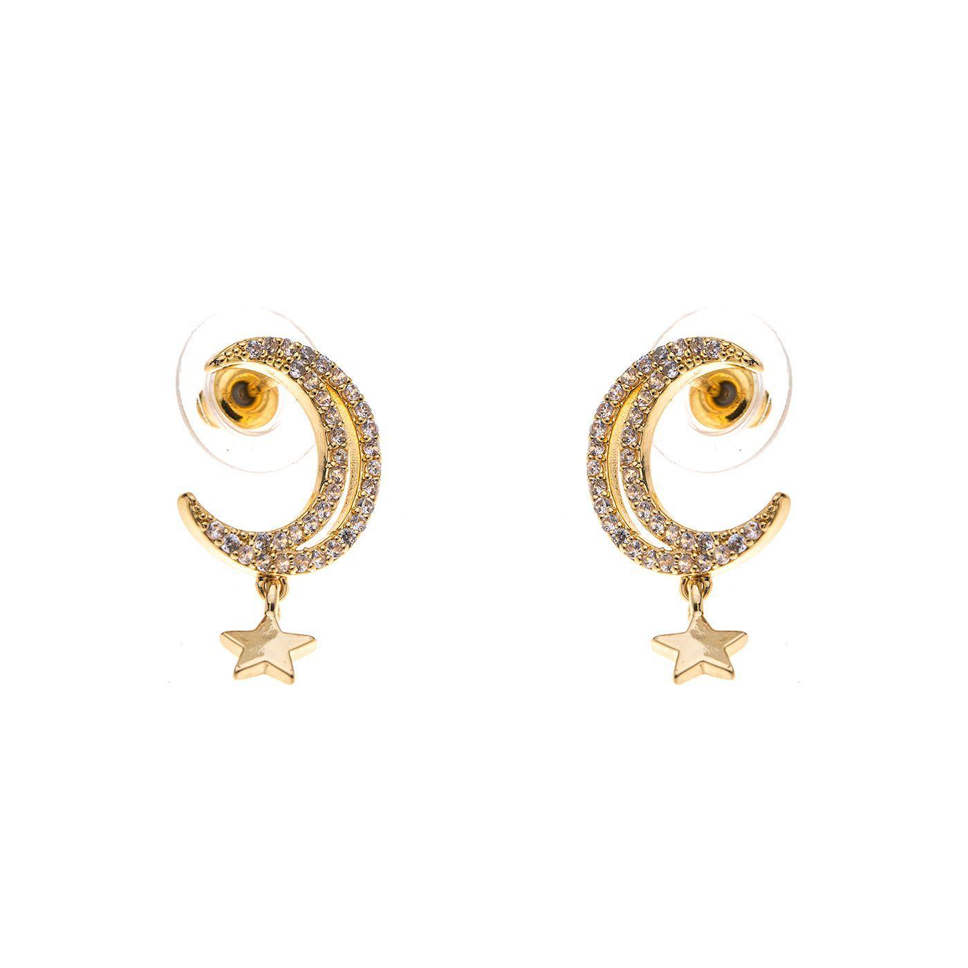 Aro Star and Moon Micro Pave  -1