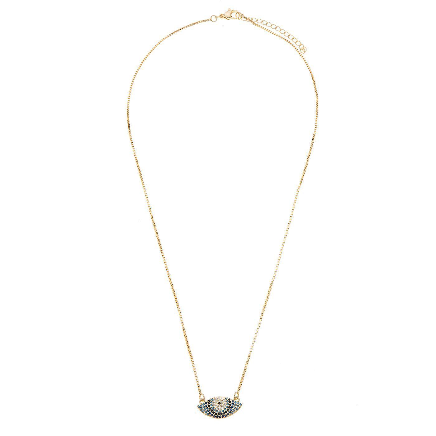 Collar Eye Sky Micro Pave-0