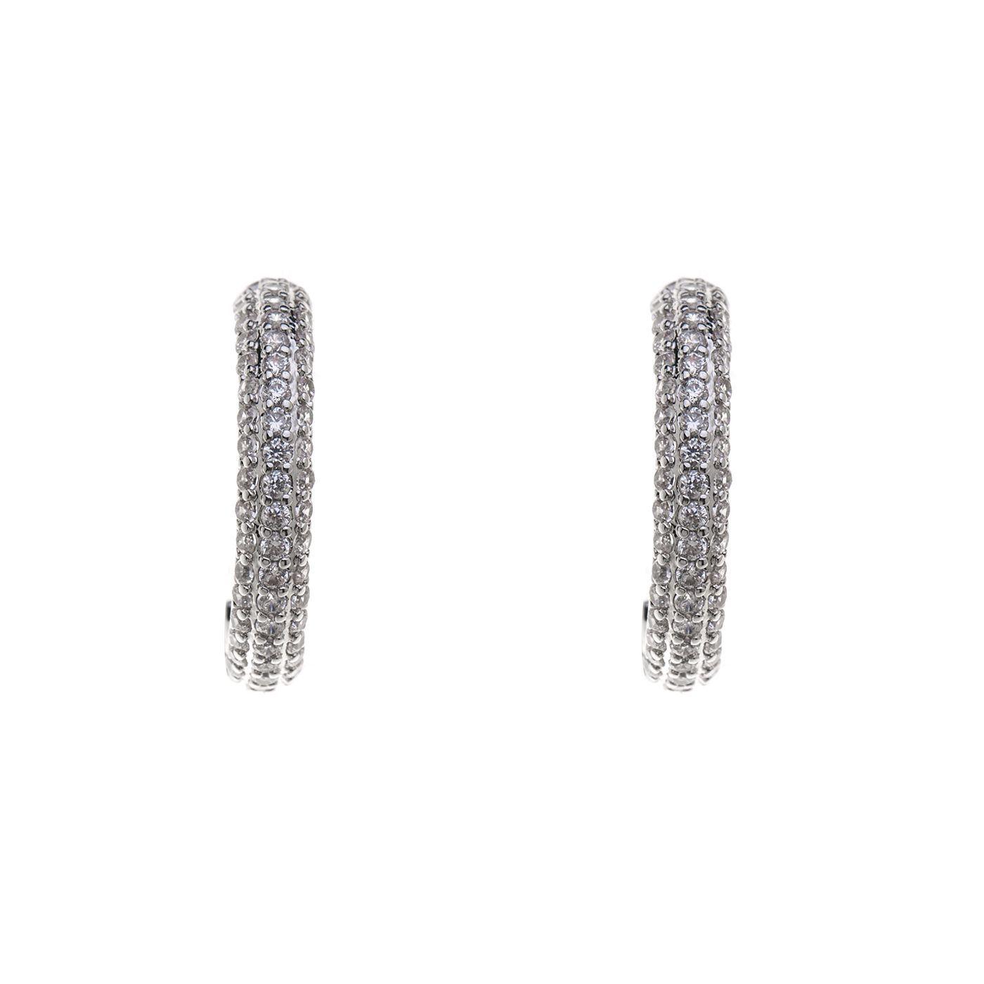 Aros Argolla Delicate Micro Pave-0