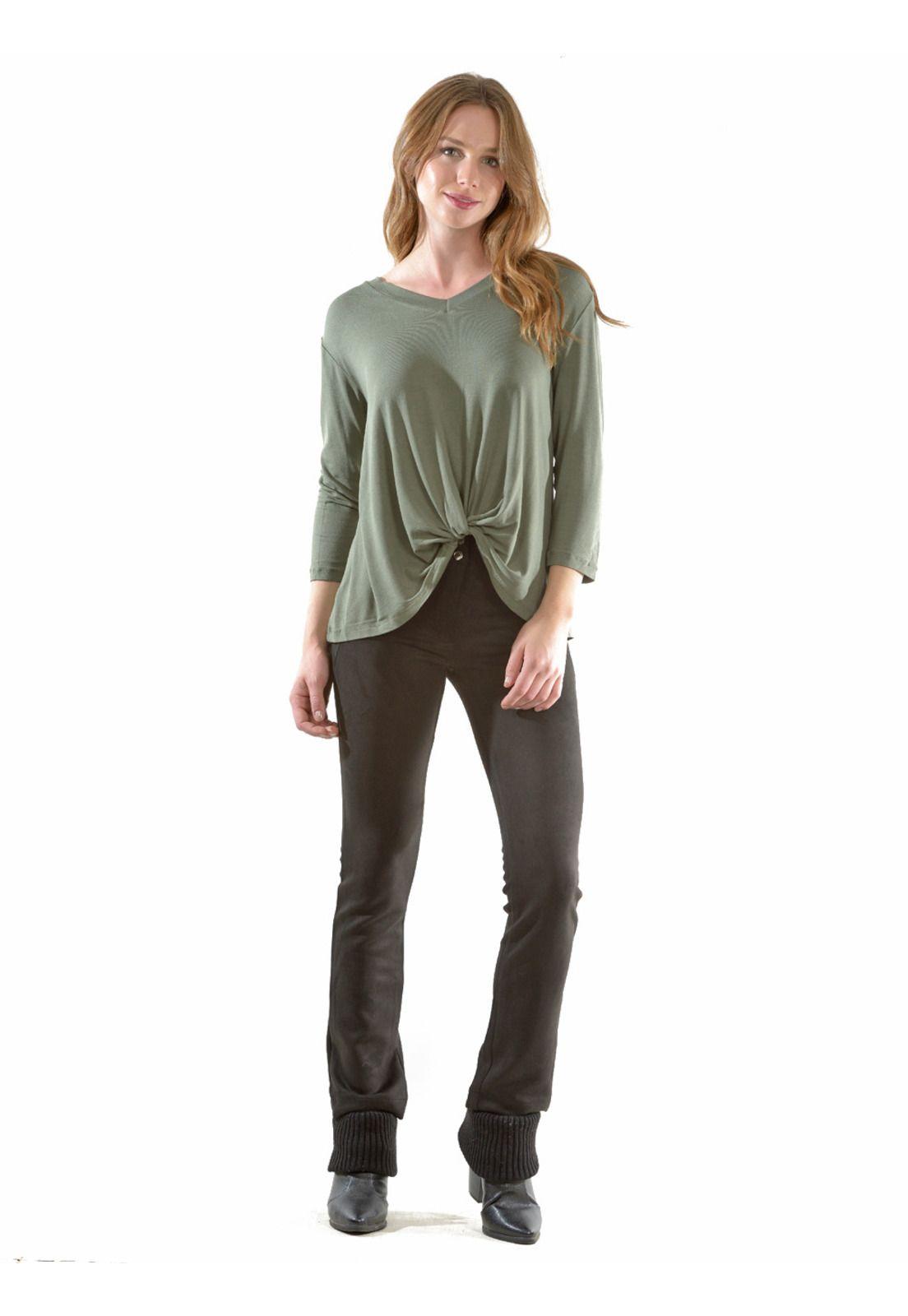 Polera Entrelazada Verde-1