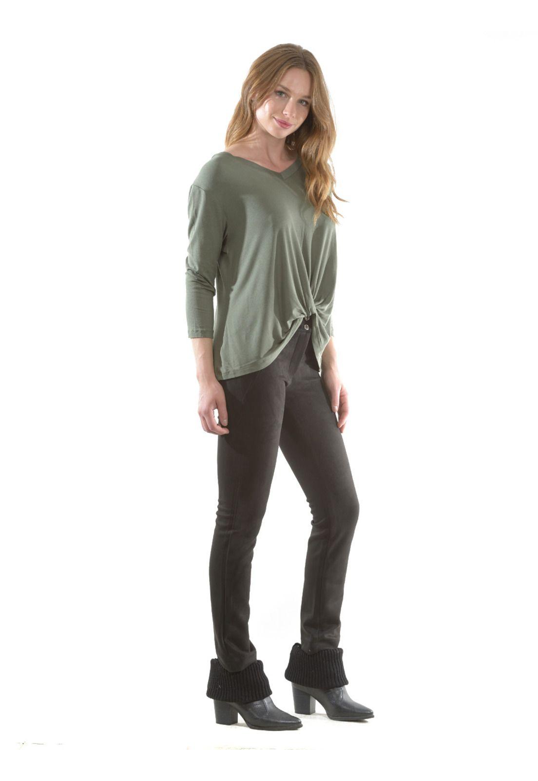 Polera Entrelazada Verde-2