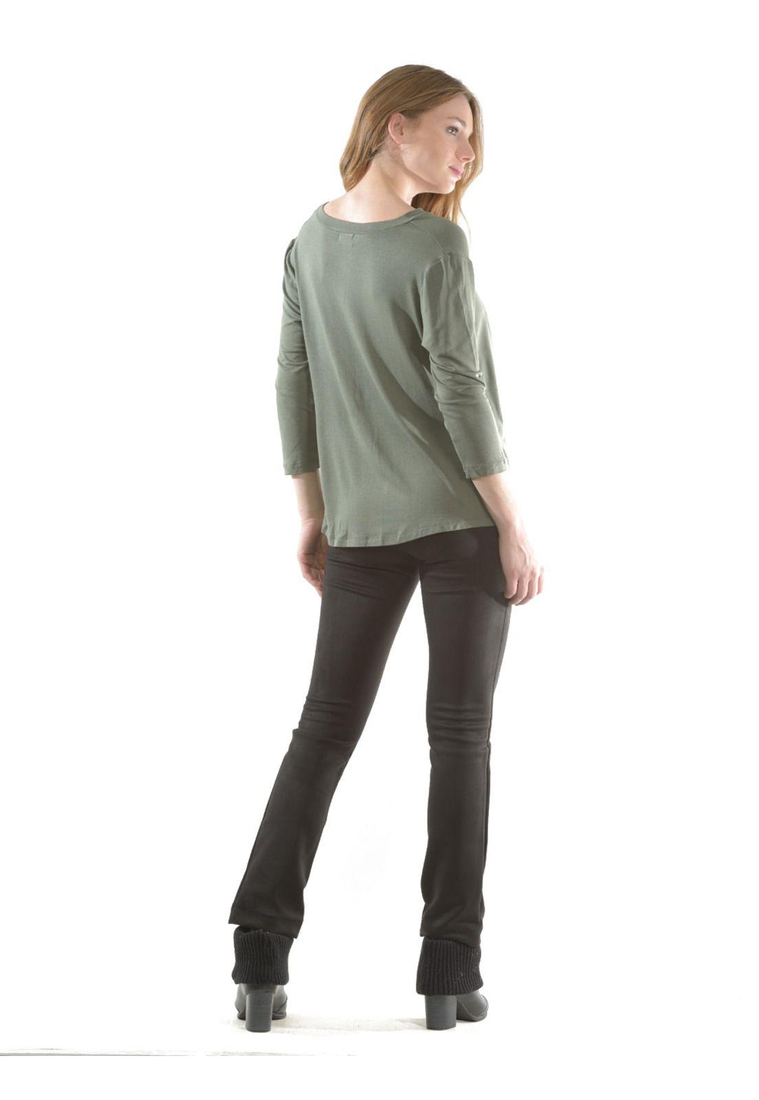 Polera Entrelazada Verde-4