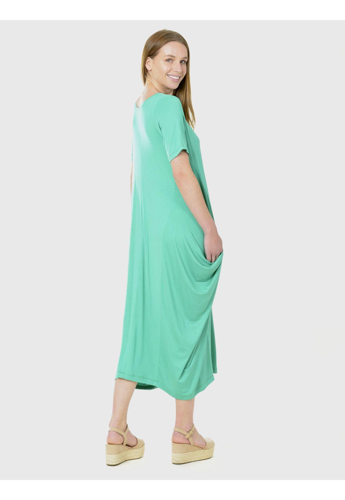 Vestido Adalís Turquesa-4