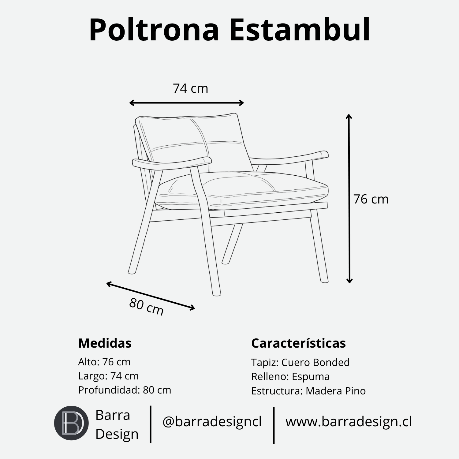 POLTRONA ESTAMBUL PU CAFÉ-3