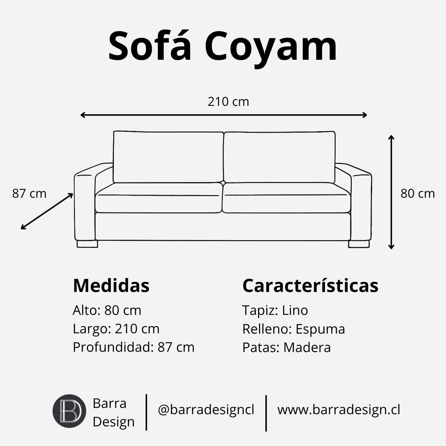 Sofá Coyam 3C-3
