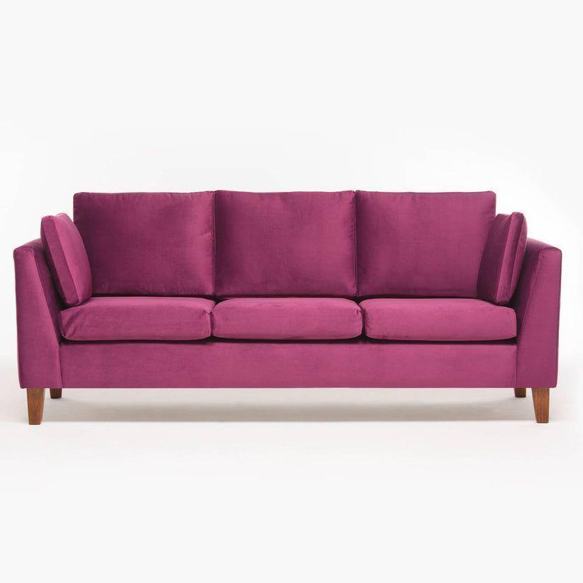 Sofá 3 Cuerpos Estocolmo 220 Morado-0