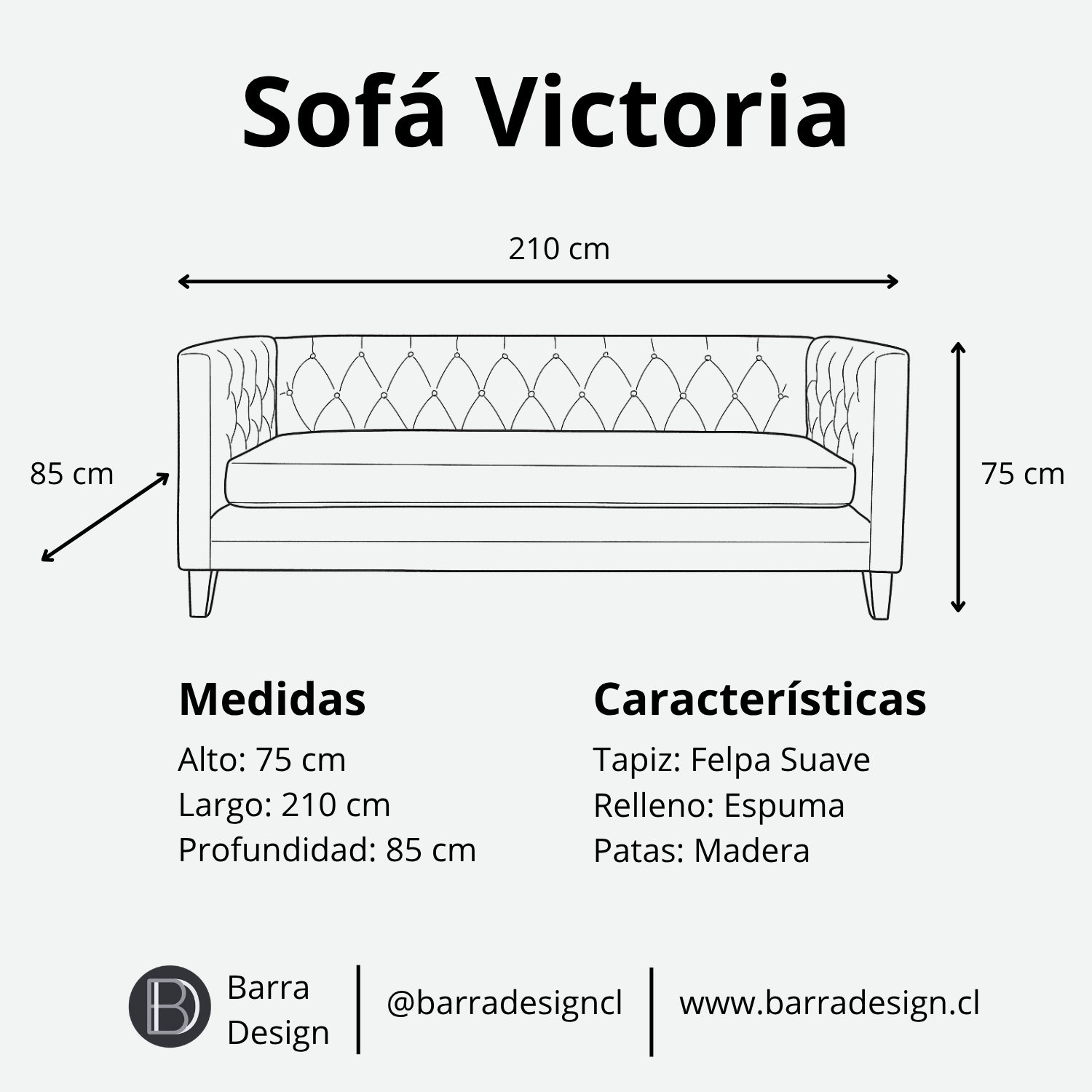 Sofá Victoria 3C-3