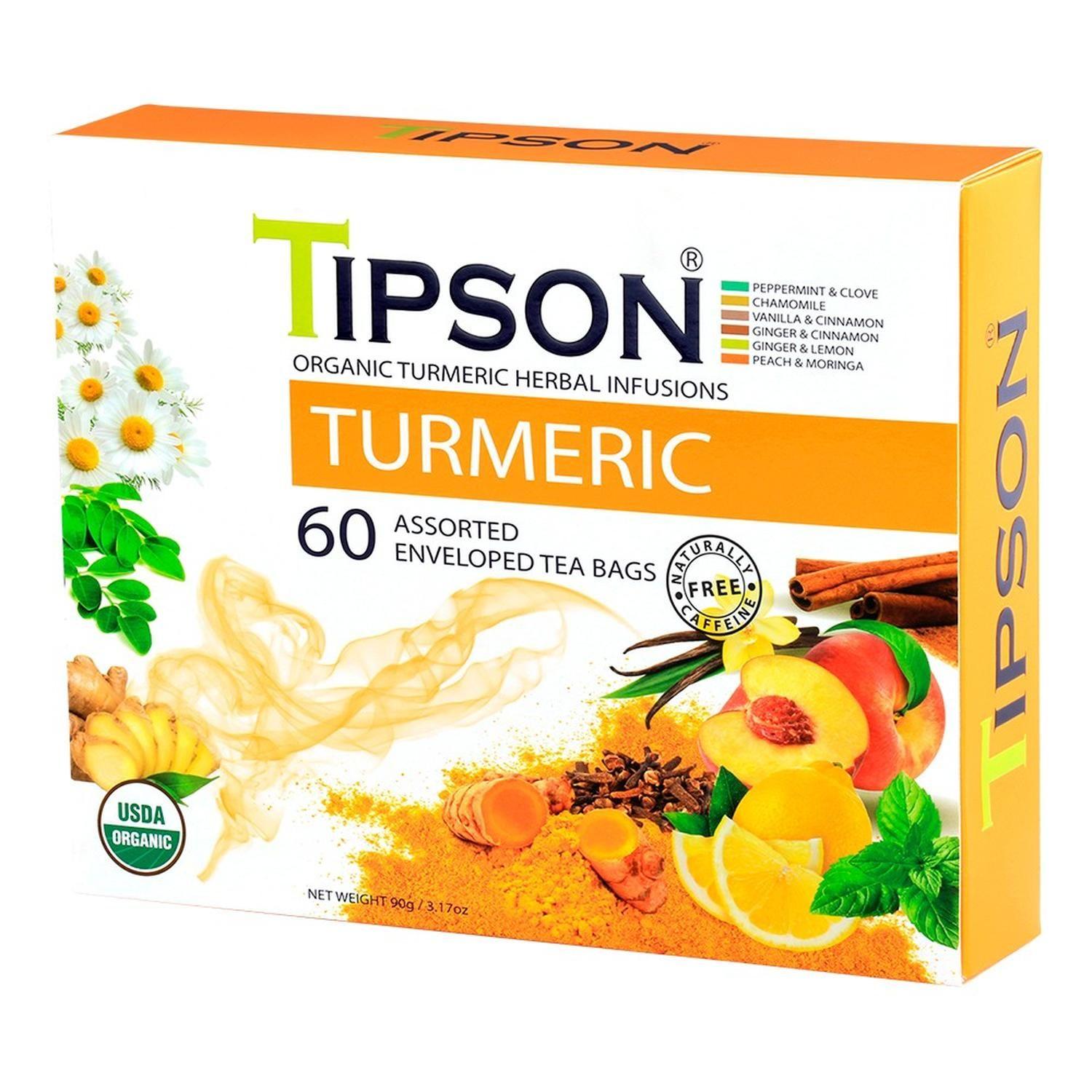 Surtido De Te Curcuma 60 Bolsitas - Tipson-0