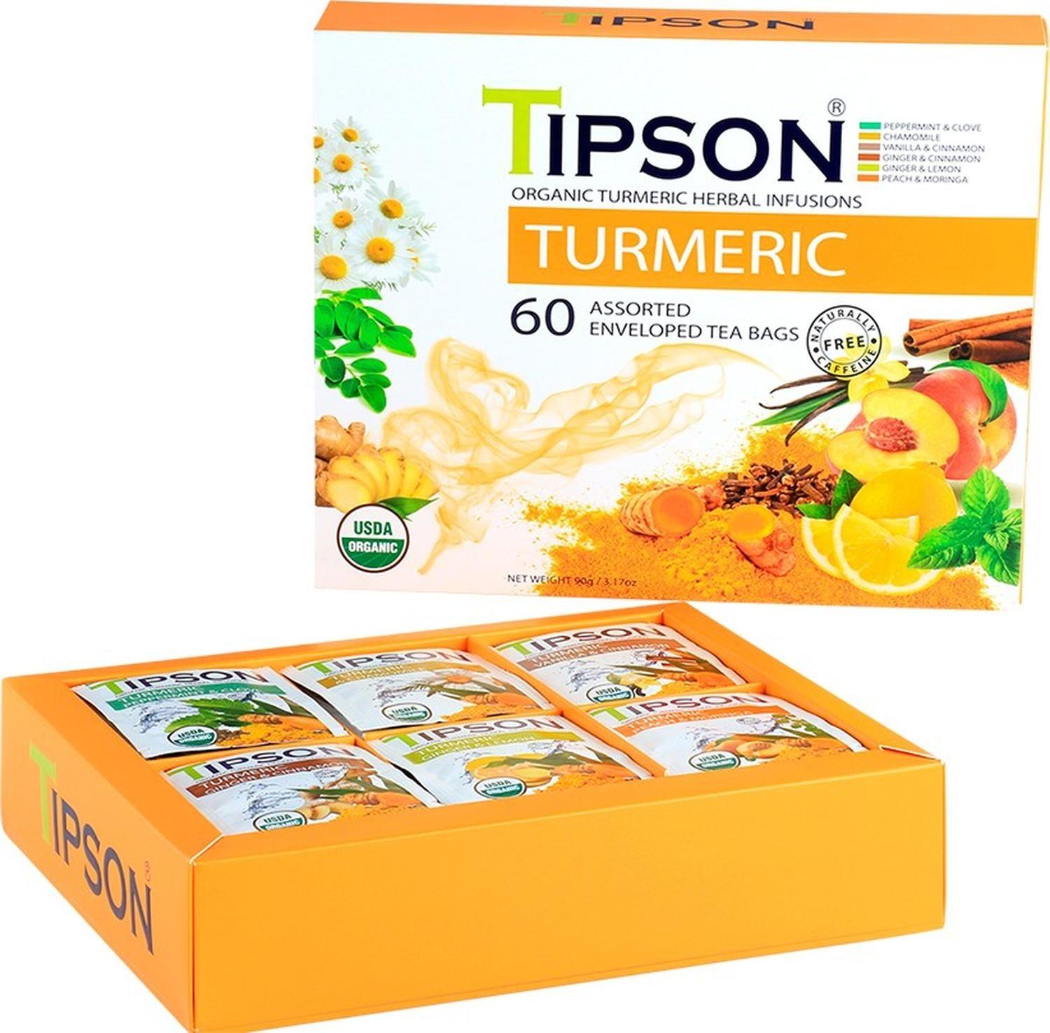 Surtido De Te Curcuma 60 Bolsitas - Tipson-2