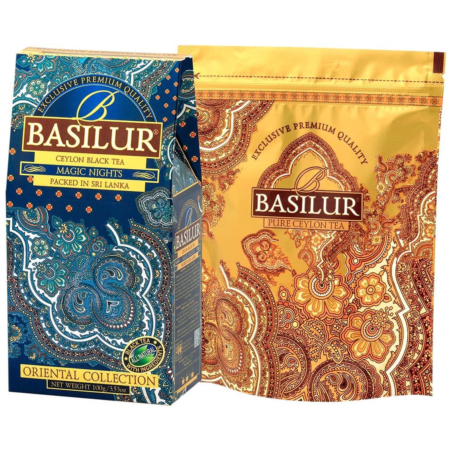 Te Oriental Con Durazno Y Papaya Magic Night Hoja - Basilur-2