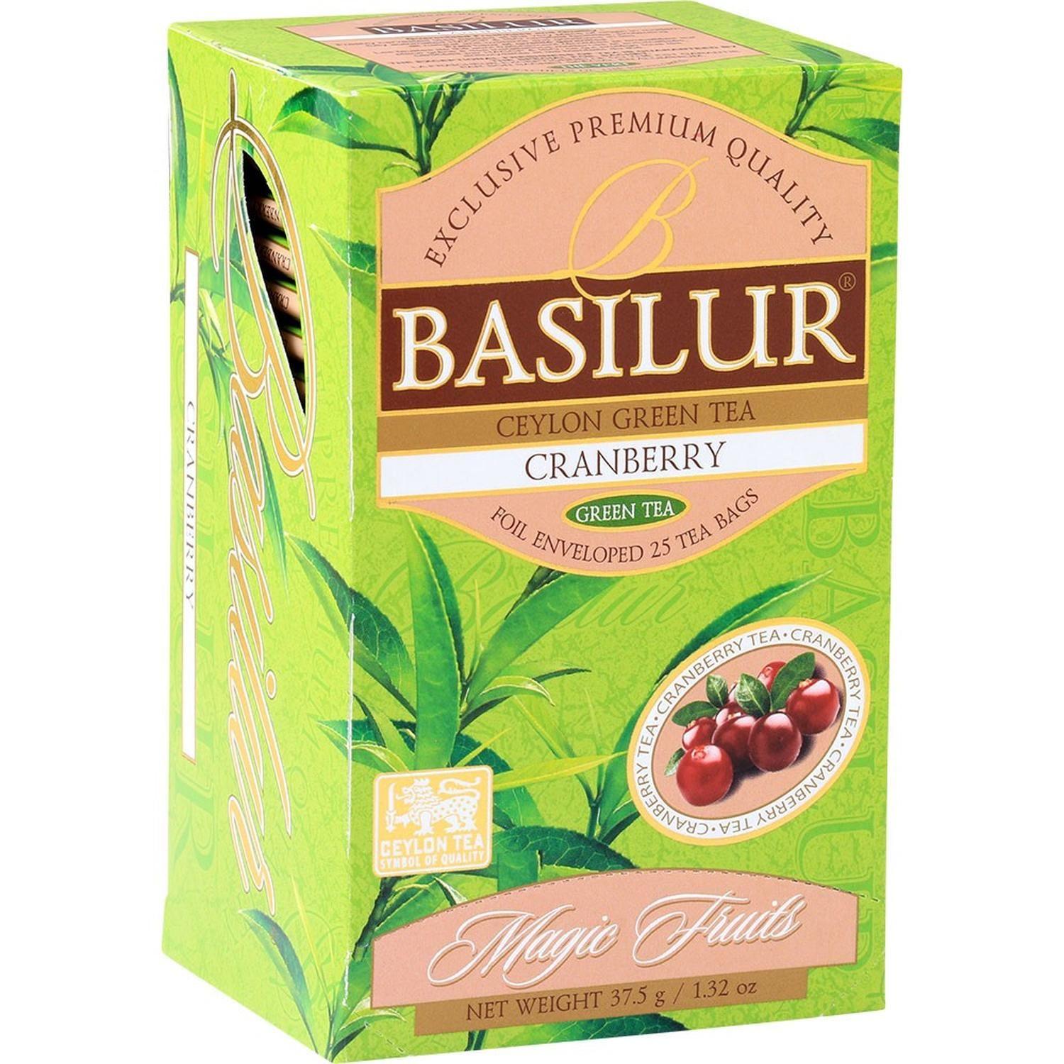 Te Verde Cranberries - Magic Fruit - 25 Bolsitas - Basilur-2