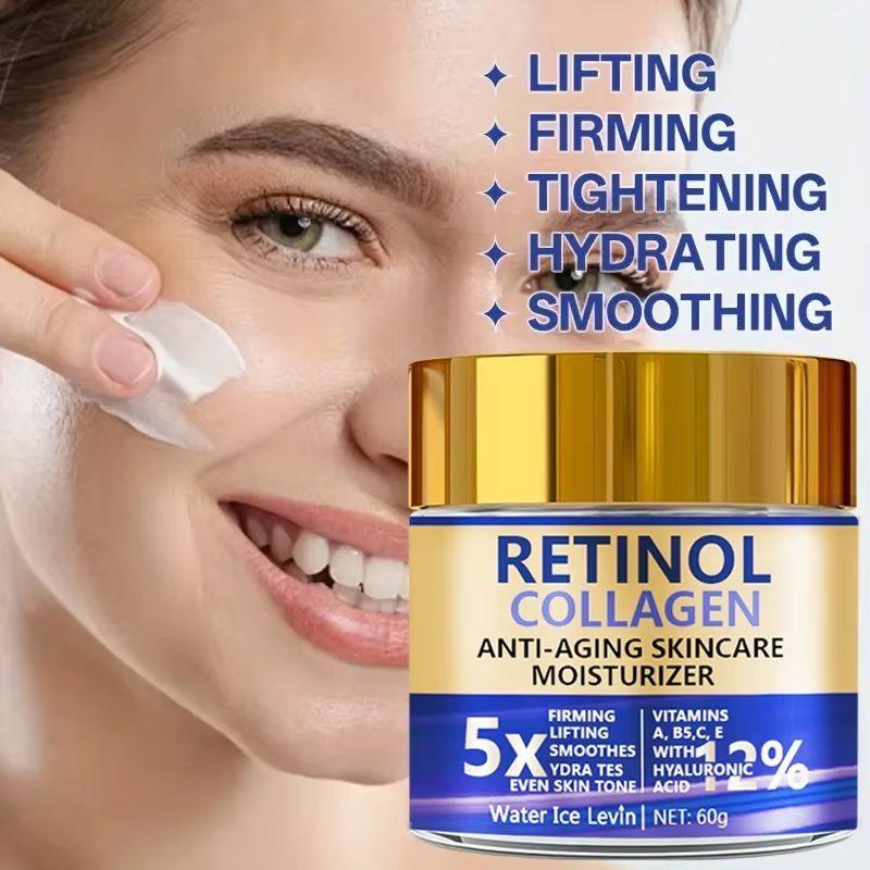 Crema Facial Anti-edad Con Retinol Y Colágeno Unisex-2