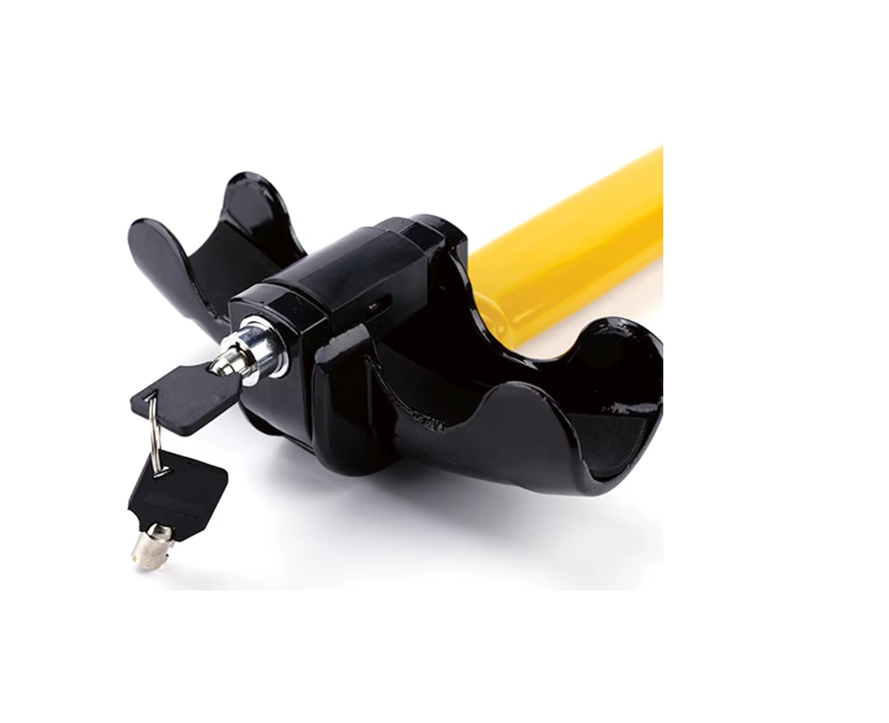 Traba Volantes Anti Robo Seguirdad Auto Tipo T Con 2 Llave-2