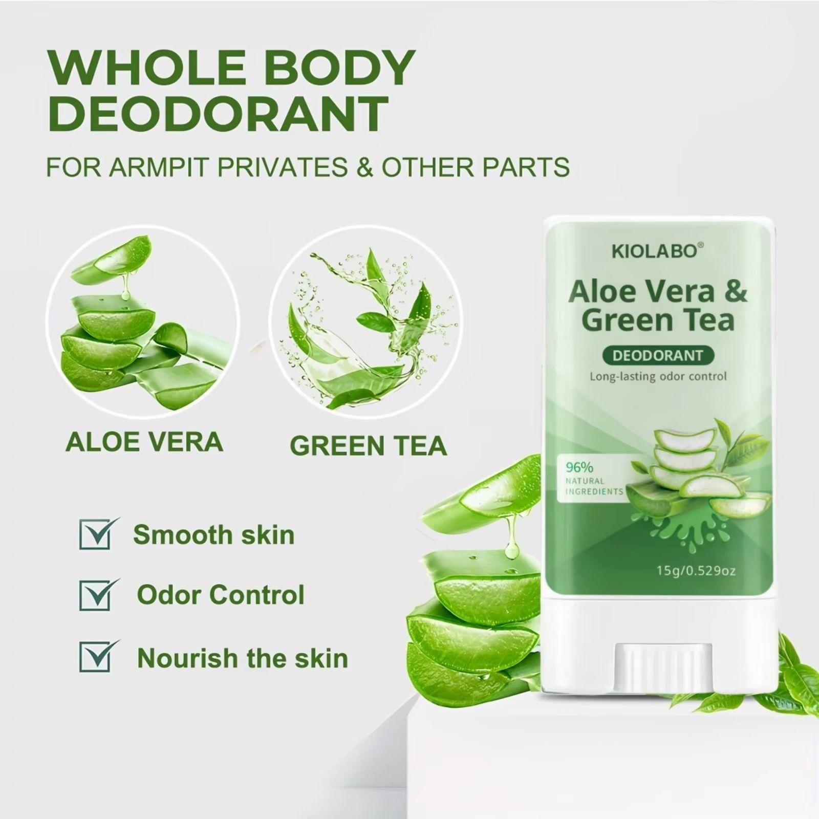 Desodorante 72hr Barra 15gr Tama o Portatil Aloe Te Verde-2