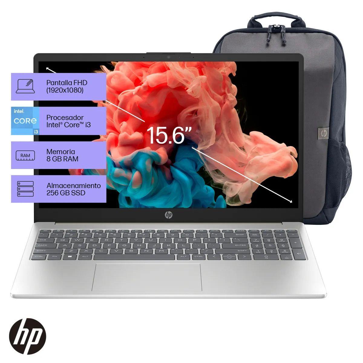 Notebook HP 15-fd0002la Intel Core i3 8GB RAM 256GB SSD-1