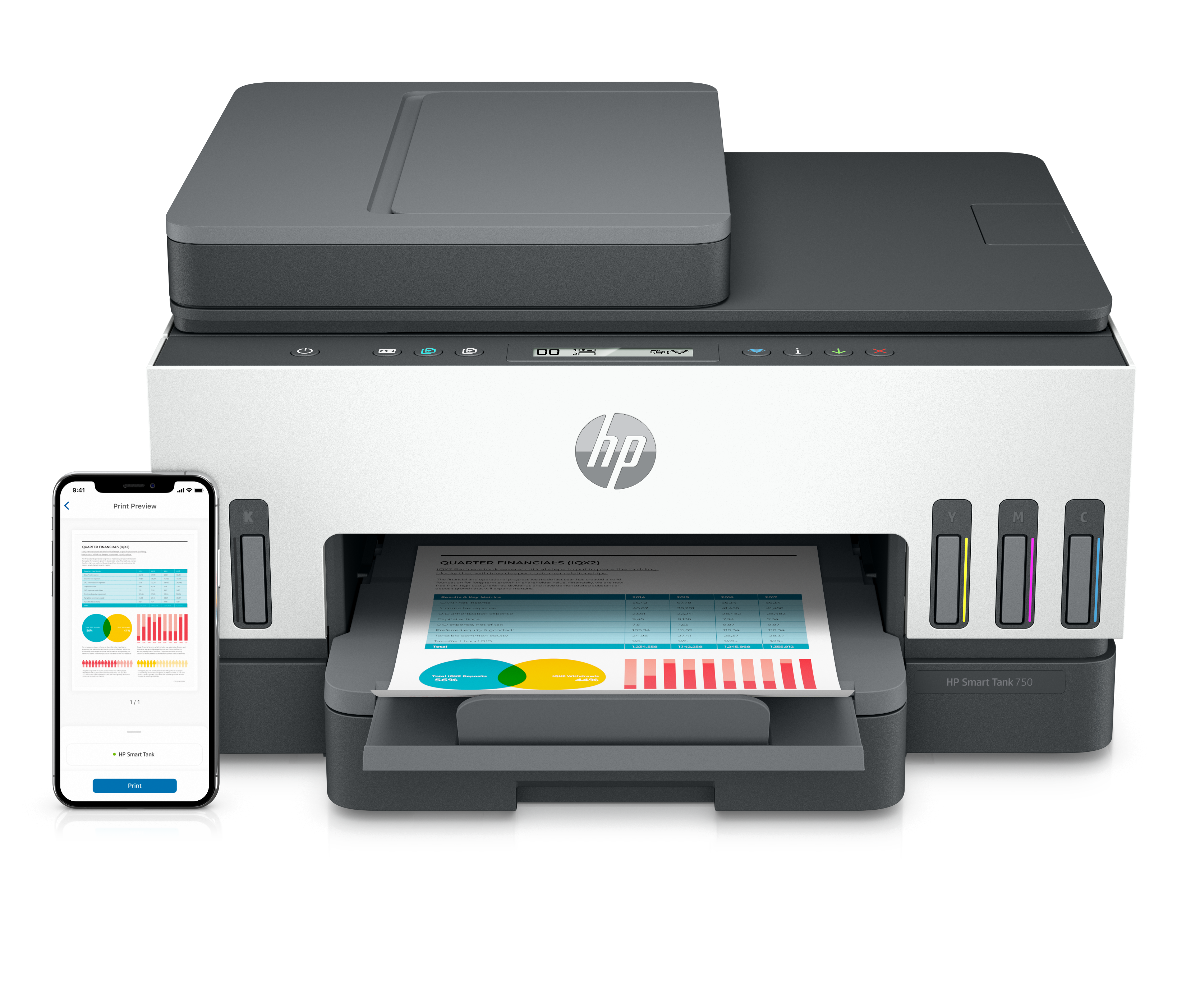 Impresora Multifunción HP Smart Tank 750-1