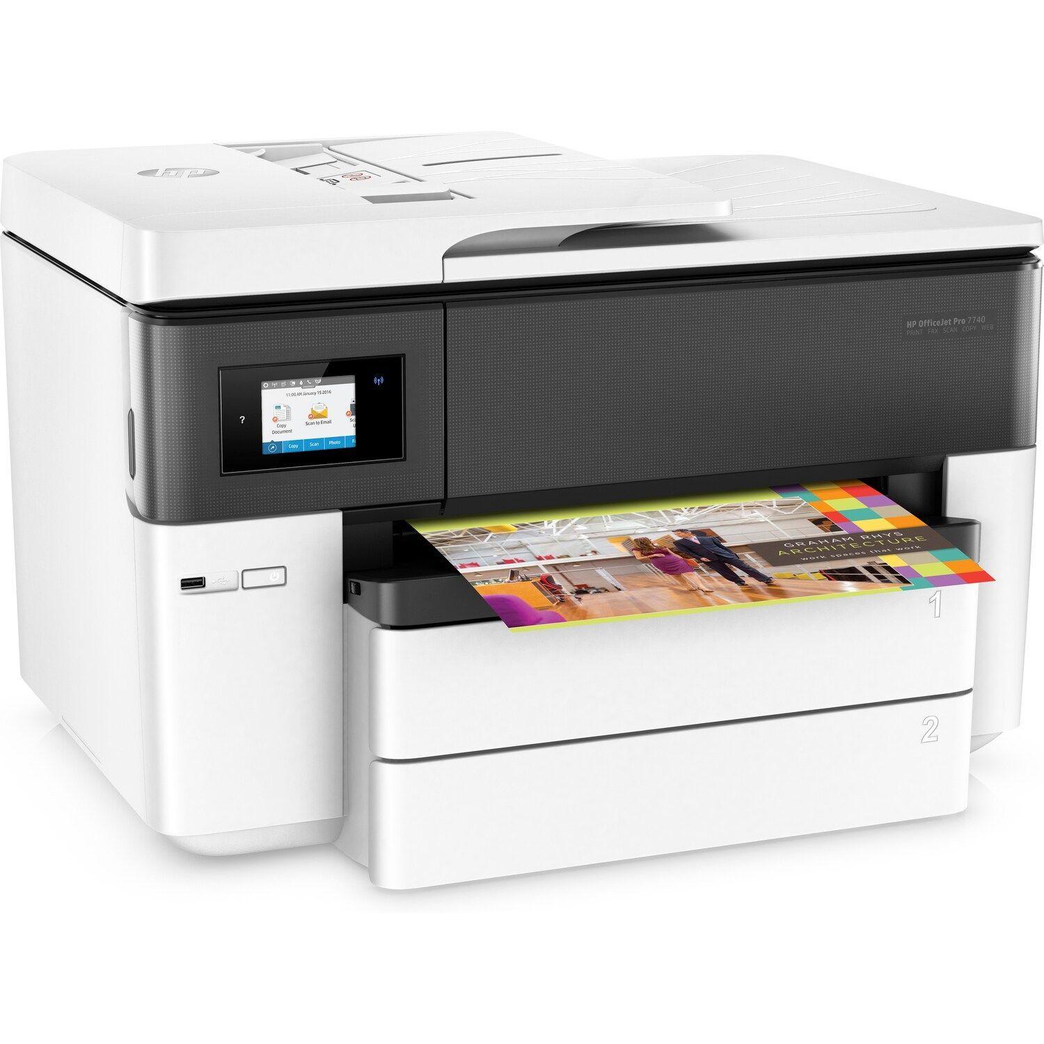 Impresora Multifuncional HP OfficeJet 7740-3
