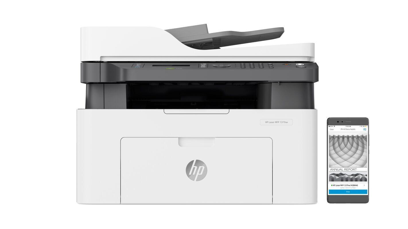 Impresora Multifunción HP Laser 137fnw-5