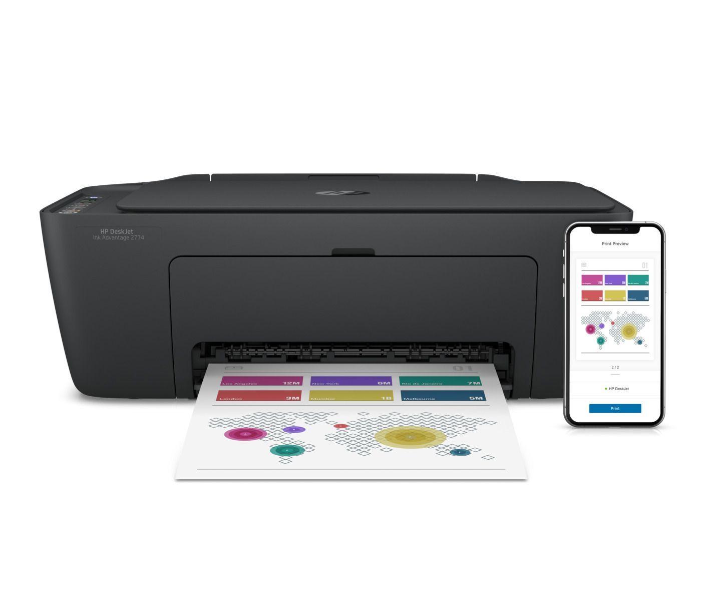 Impresora HP DeskJet Ink Advantage 2774-1