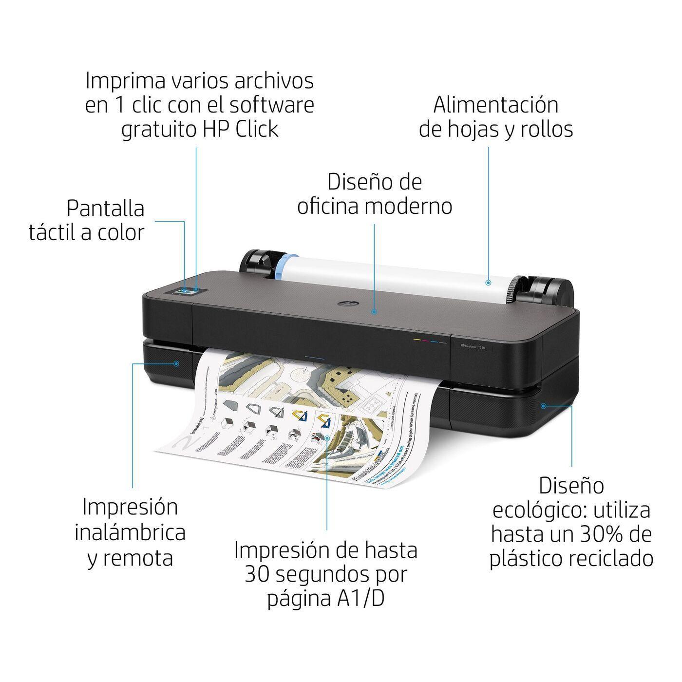 Plotter HP DesignJet T250 24-in Printer-3