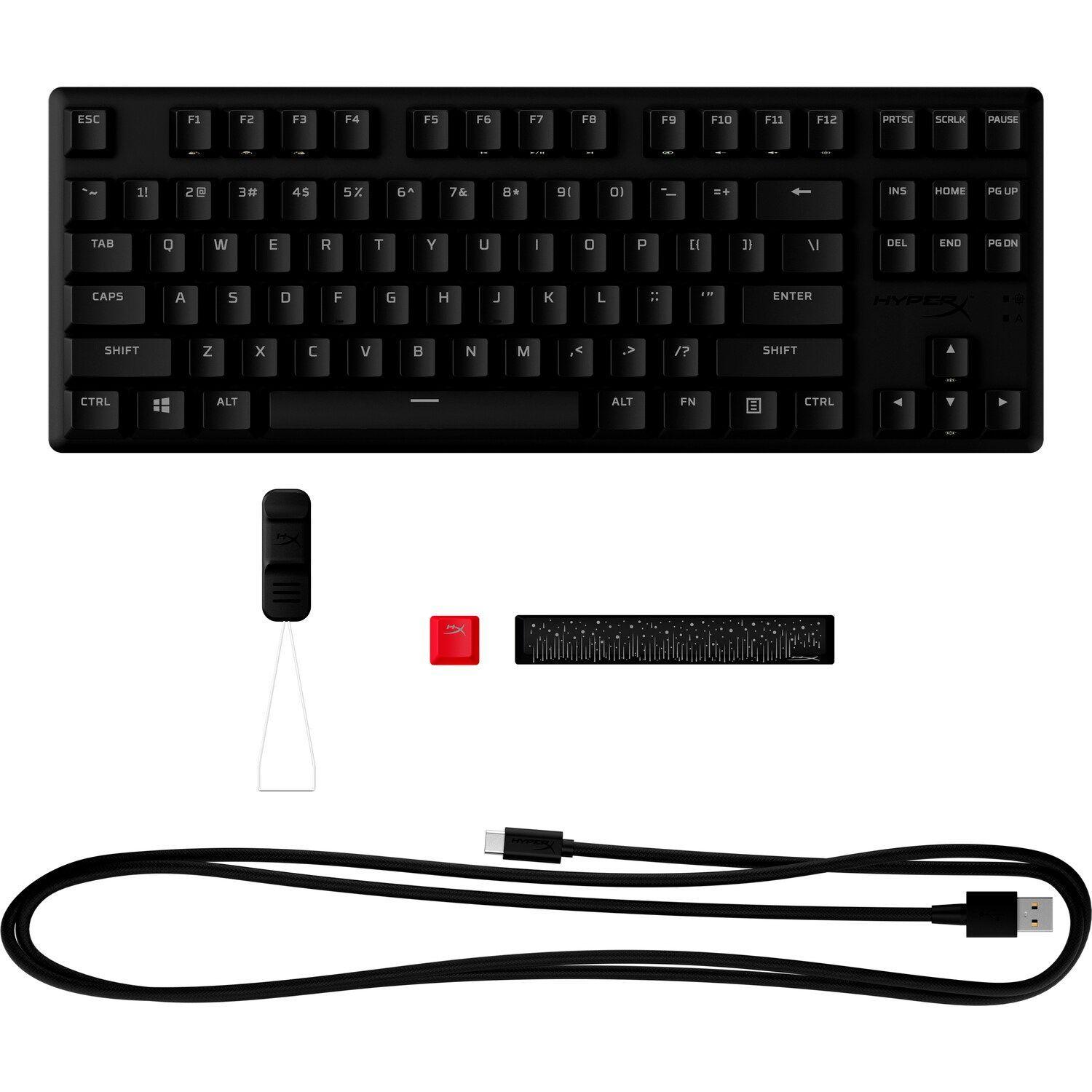 Teclado HyperX gaming Alloy Origins Core PBT-1
