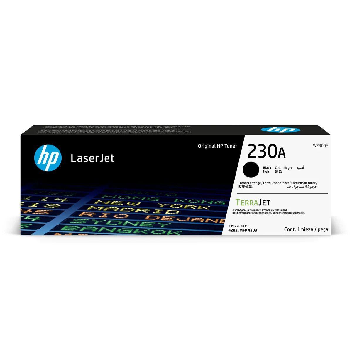 Cartucho de Tóner HP 230A Negro LaserJet Original (W2300A)-0