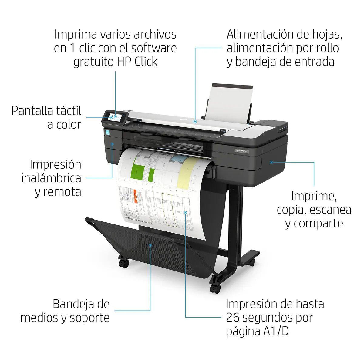 Plotter HP DesignJet T830-3