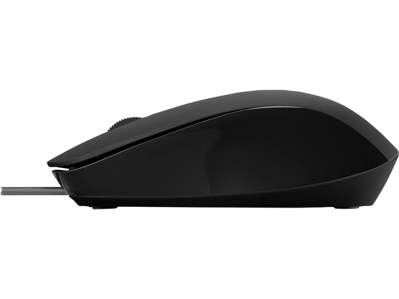 Mouse HP 150 alámbrico, Negro-3