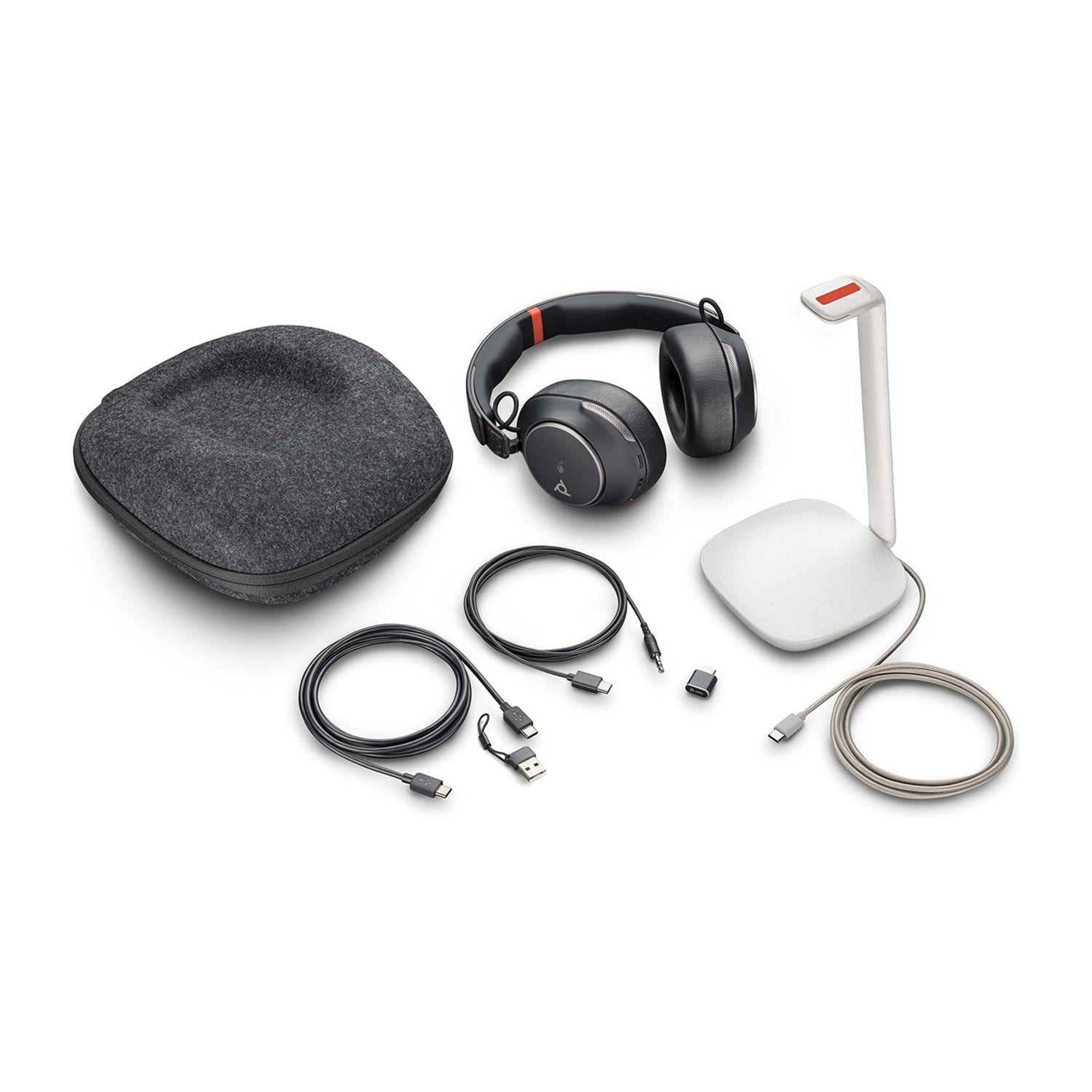 Audífonos Poly Voyager Surround 85 UC USB-C/A con Soporte de Carga-6