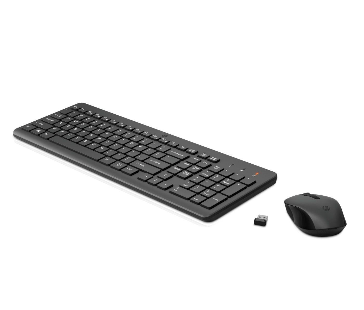 Teclado y Mouse Inalámbrico HP 330 Negro-1
