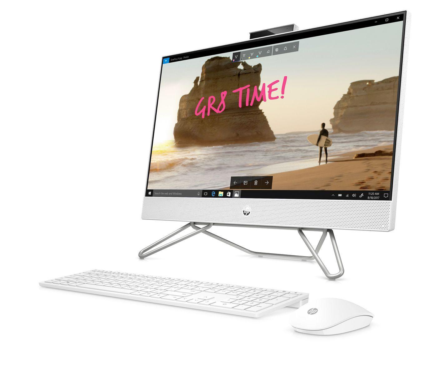 AIO HP 205 G8 AMD Ryzen 5 8GB RAM 512GB SSD 23.8"-1