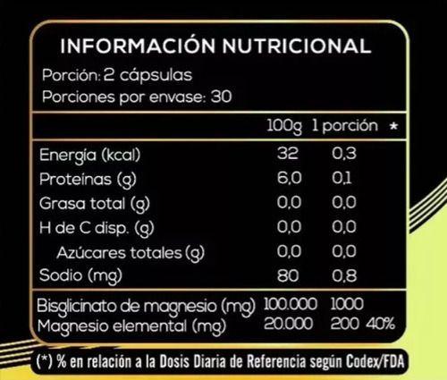 Bisglicinato de Magnesio 500 mg EXTREMO SUR-1