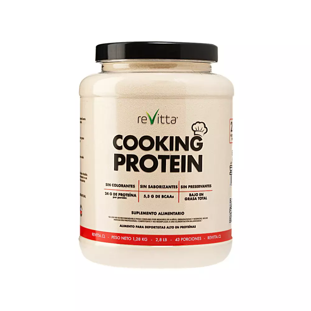 Cooking Protein 1.28 kg Sin Sabor REVITTA-0