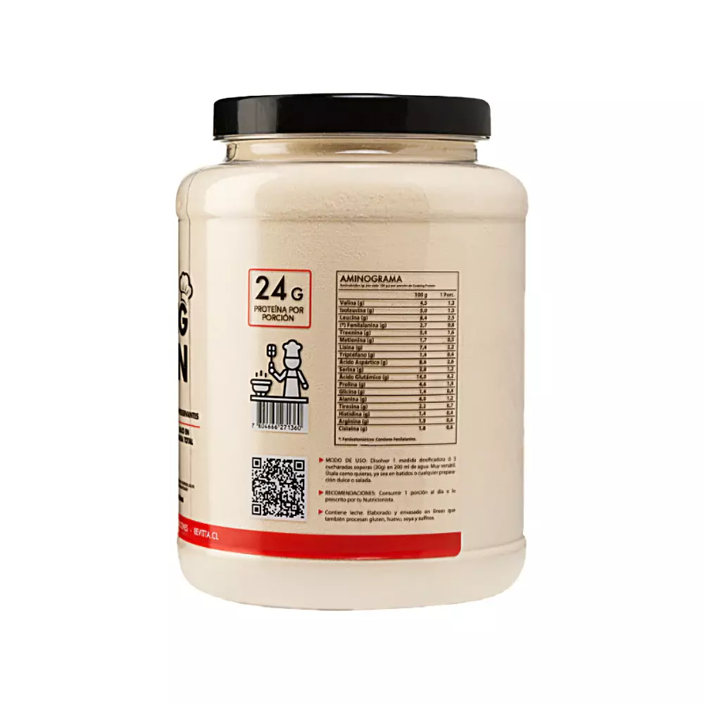 Cooking Protein 1.28 kg Sin Sabor REVITTA-2