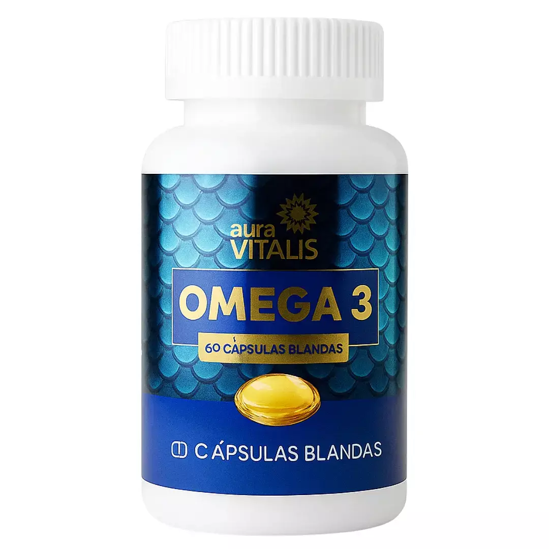 Omega 3 (60 Capsulas Blandas) AURA VITALIS-0