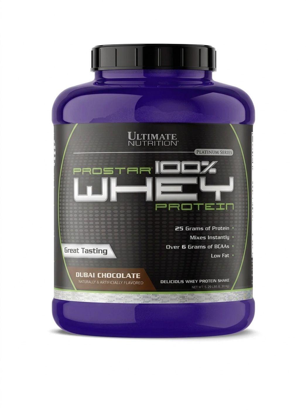 Prostar 100% Whey Protein Dubai Chocolate 5.28 Lbs ULTIMATE NUTRITION-0