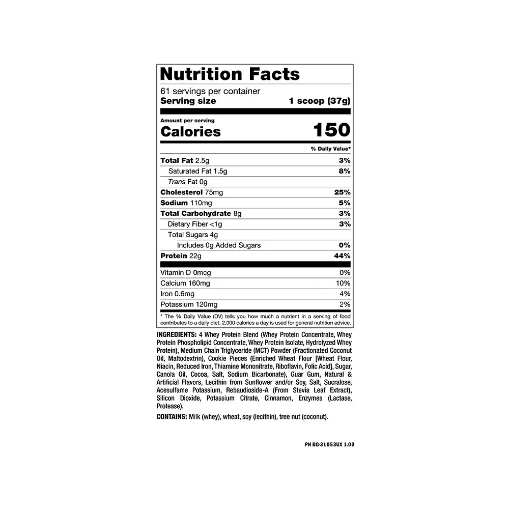 Whey Protein 100% 5Lbs Cookies and Creme MUTANT-1