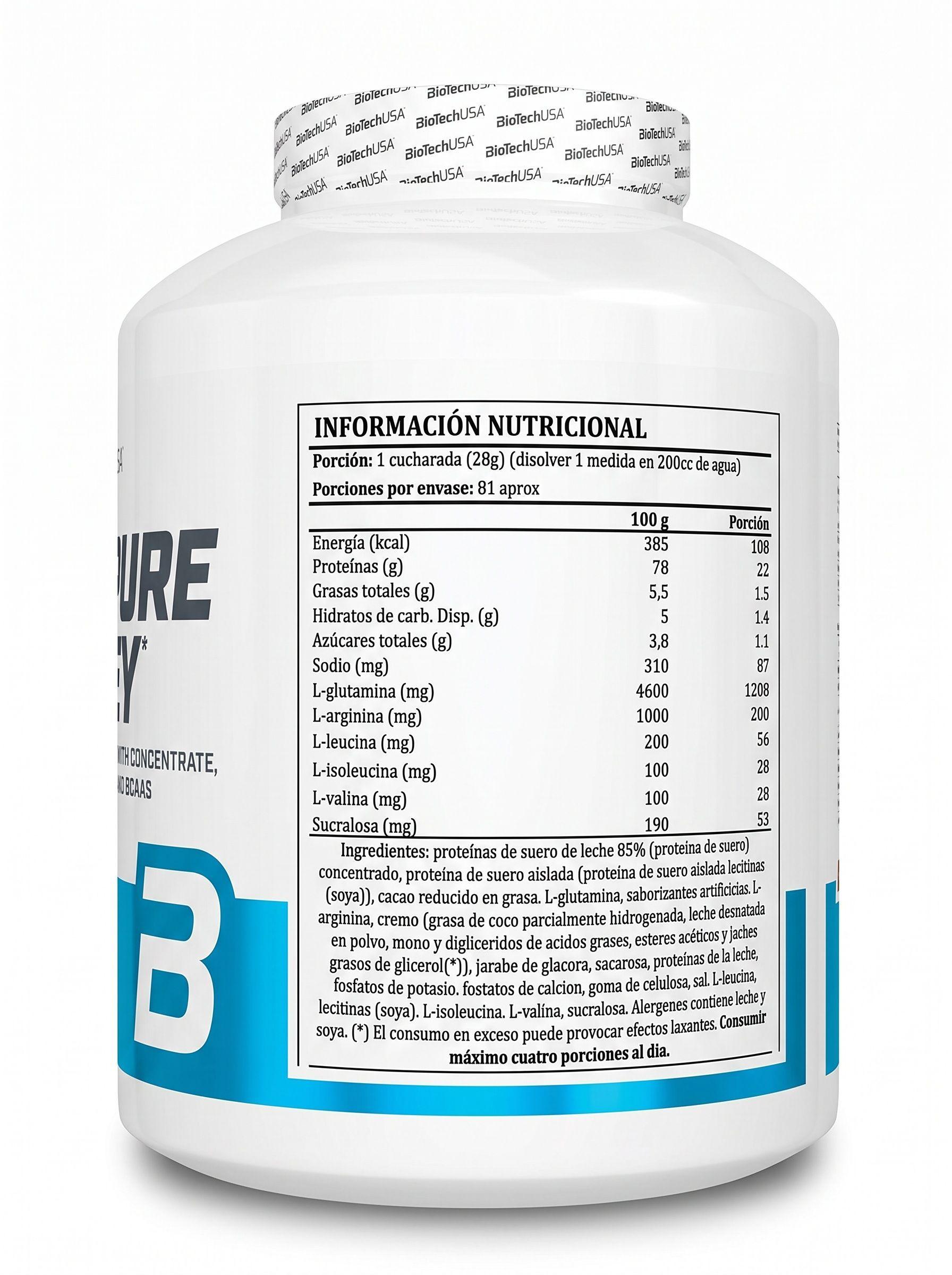 100% Pure Whey Protein 5lbs Coconut Chocolate BIOTECHUSA-1