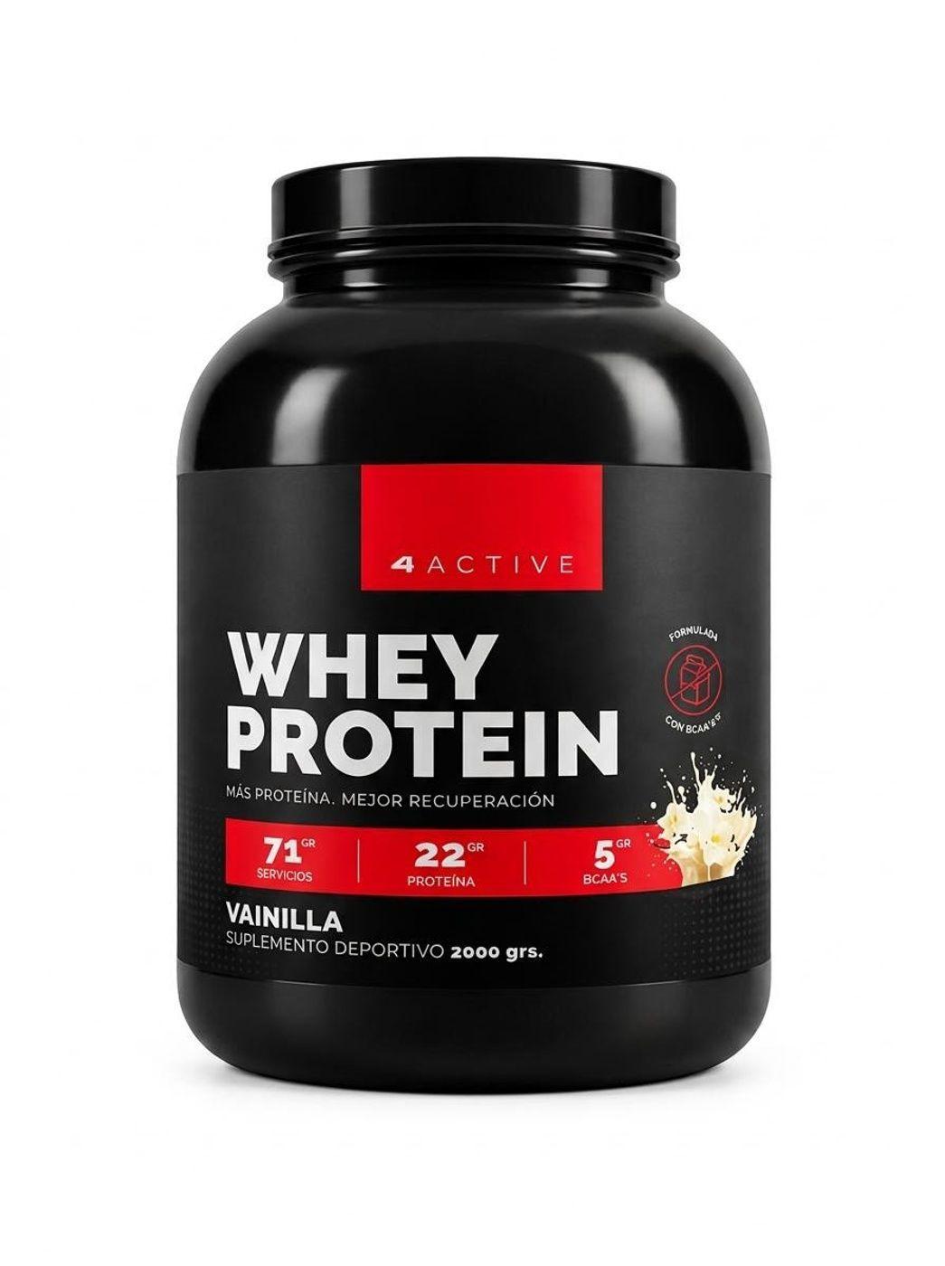 Whey Protein S/Lactosa 4.4 Lbs Vainilla 4ACTIVE-0