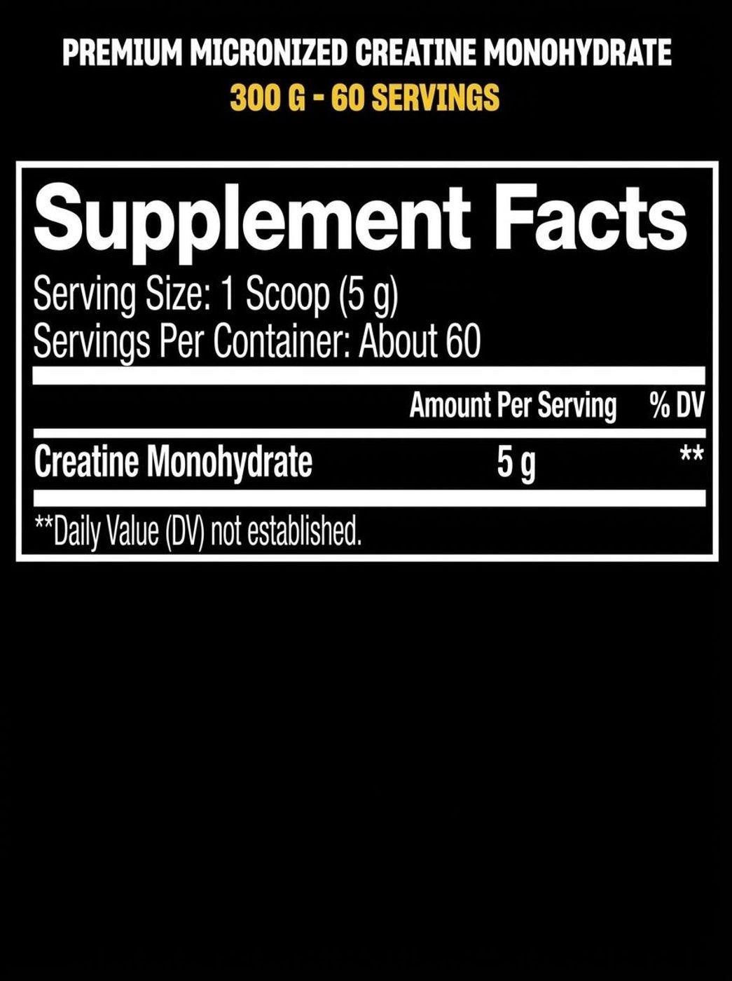 Creatine Monohydrate 300 grs MUTANT-1