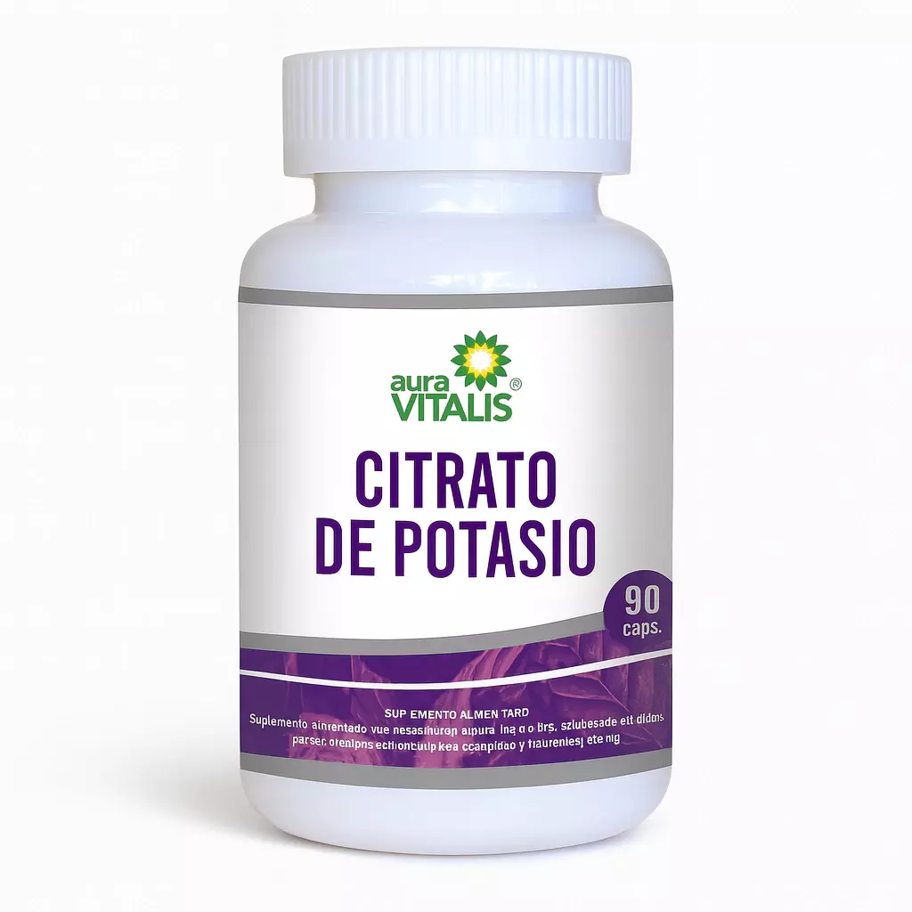 Citrato de Potasio 90 capsulas AURA VITALIS-0